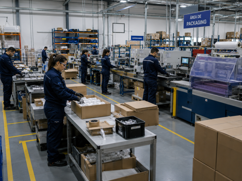 VKS Montajes Industriales · Embalaje, Etiquetado Técnico, Kits, Retractilado y Packaging Industrial